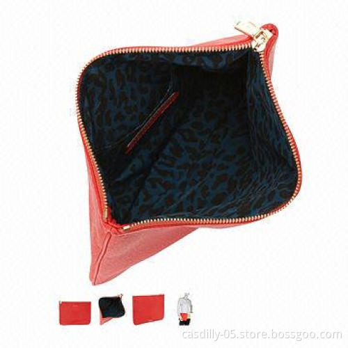 Cosmetic Bag, Made of Leather